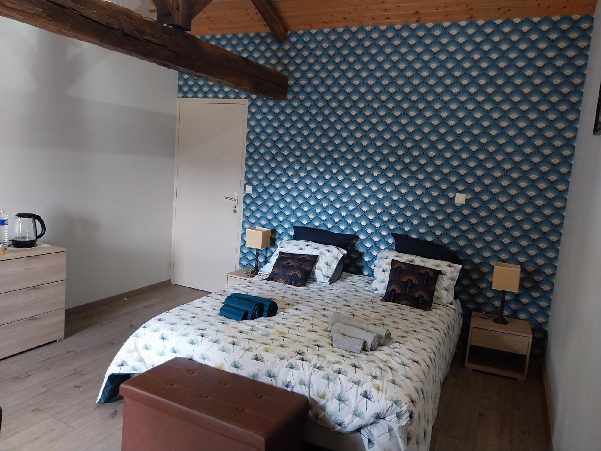 Au Granit Bleu Bed & Breakfast Faye-l'Abbesse Eksteriør bilde